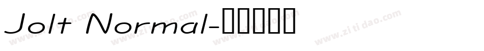 Jolt Normal字体转换